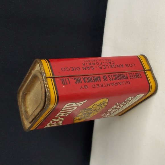 VTG Spice Tin Ben-Hur Pure Curry Powder Metal Tin Patina Rust Aged - Picture 3 of 8